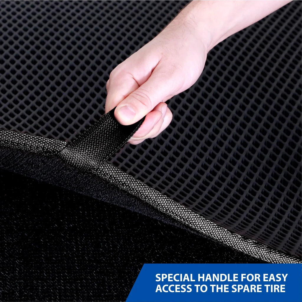 Goodyear Custom Fit Cargo Mat Liner for Subaru Forester 2014-2018 - Heavy Duty Trunk Liner; Diamond Shape; Luggage with Liquidproof; Liquid & Dirt Trapping Technology - Anti-Slip Cargo Liner - GY004696