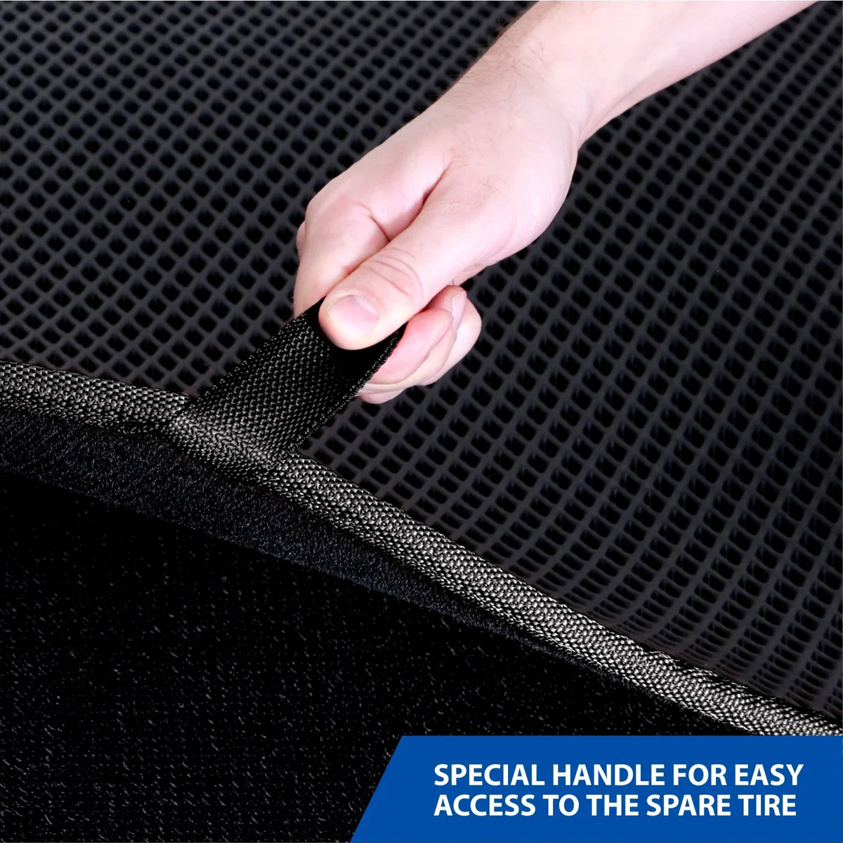 Goodyear Custom Fit Cargo Mat Liner for Subaru Forester 2014-2018 - Heavy Duty Trunk Liner; Diamond Shape; Luggage with Liquidproof; Liquid & Dirt Trapping Technology - Anti-Slip Cargo Liner - GY004696