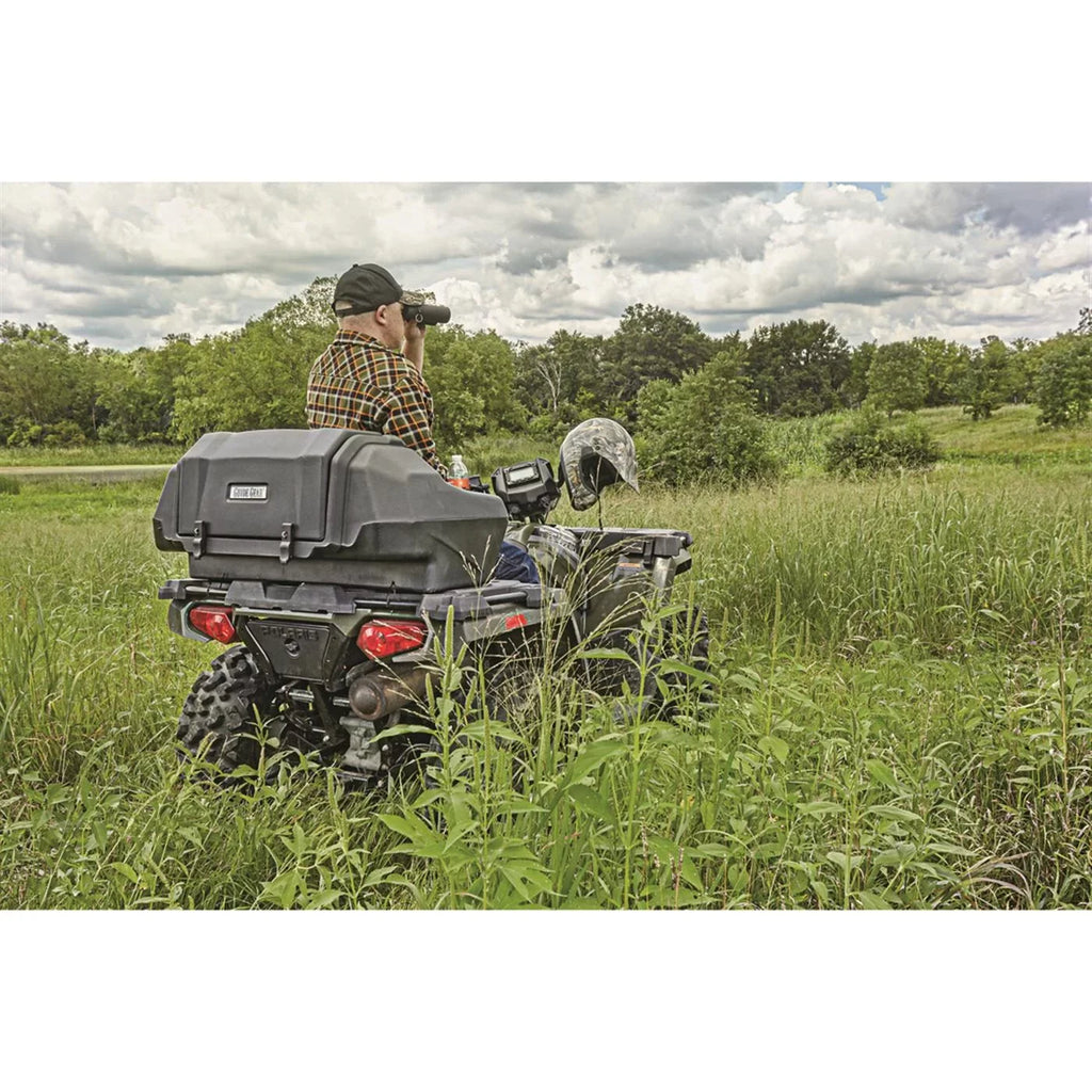 Guide Gear ATV Lounger Seat with Storage; Large Cushion; Cargo Box; Helmet Holder