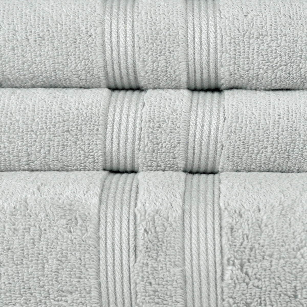 Mainstays Performance Solid 6 Piece Towel Set; Silver