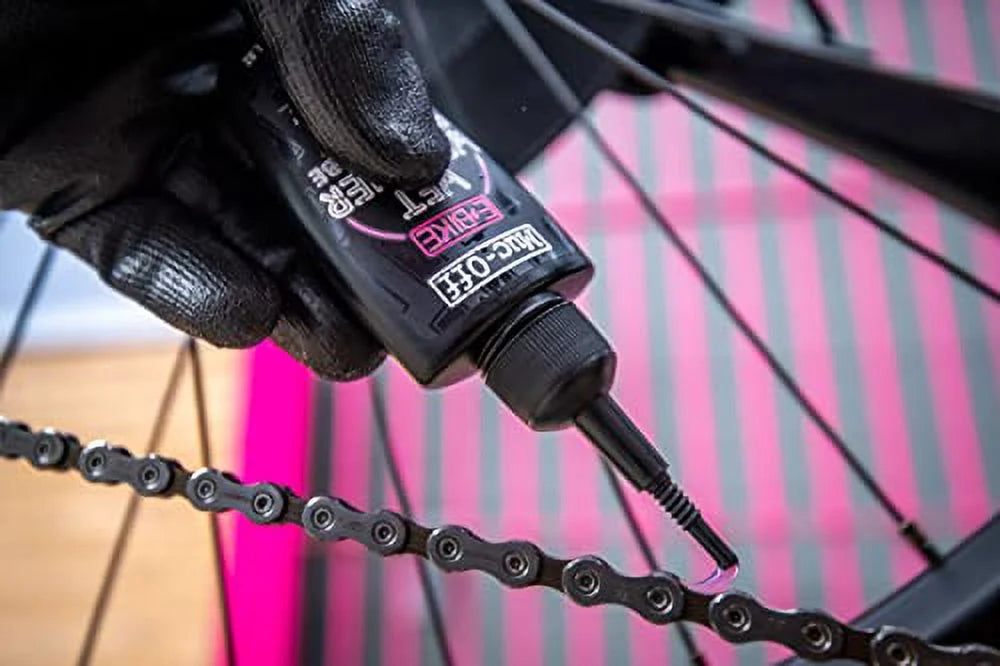 Muc-Off eBike Clean; Protect & Lube Kit - Bike Cleaning Kit; Bike Maintenance Kit for Electric Bikes - Includes Bike Wash and Bike Chain Lube