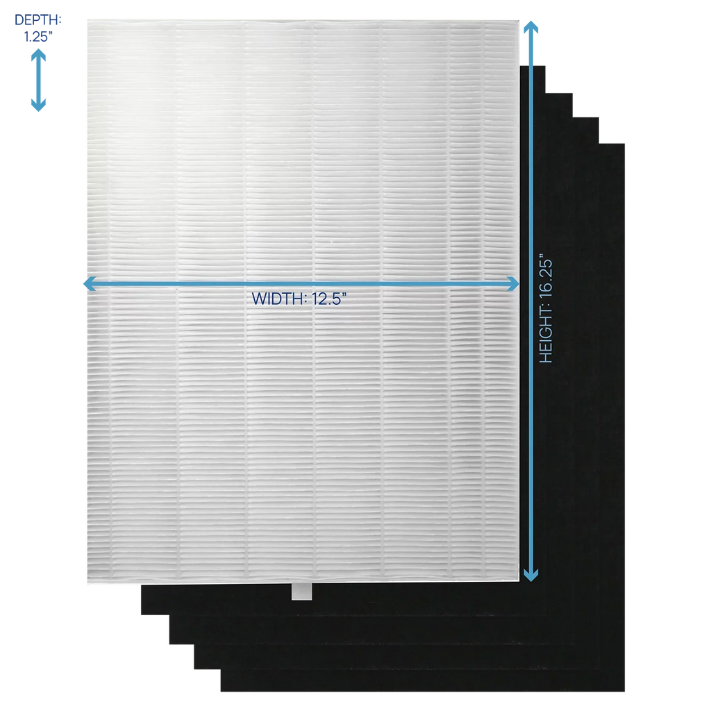 Filter Bros HEPA Replacement Filter A Compatible with Winix 115115 Plasmawave Series Home Air Purifiers 6300; P300; 5300; 5500; 5500-2; 5300-2; 6300-2; 9500; C535