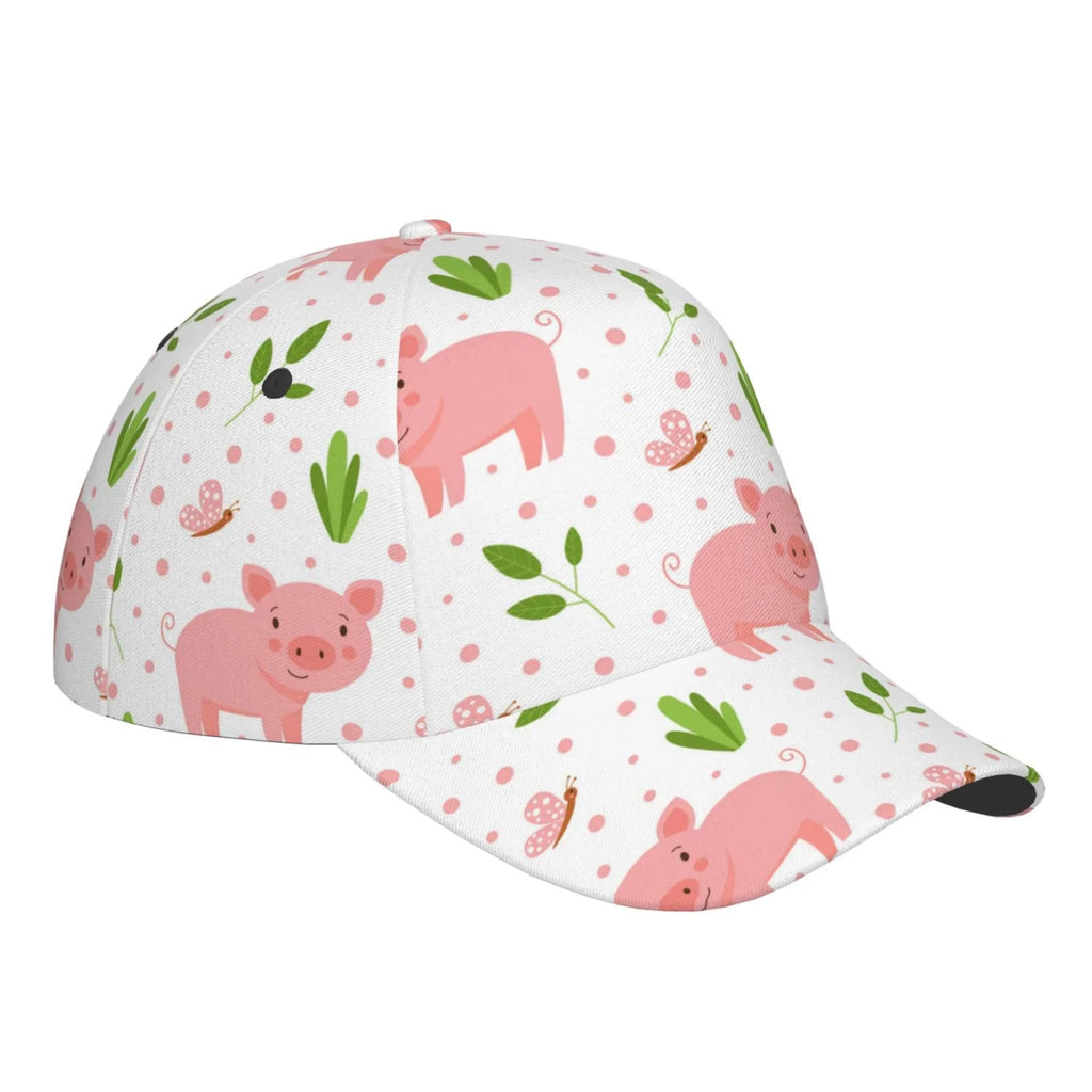 Lukts Funny Little Pigs Cap Hat For Men/Women;Unstructured/Cotton