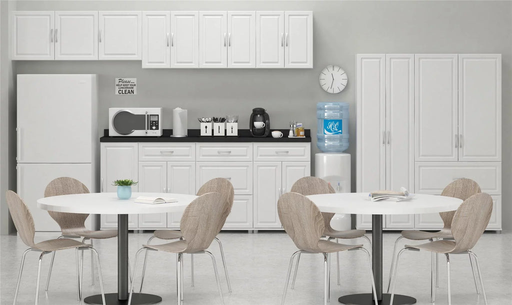 Systembuild Evolution Kendall 24" 3 Drawer Base Garage Storage Cabinet; White