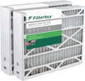 Filterbuy 20x23x5 MERV 8 Pleated HVAC AC Furnace Air Filters for Bryant; Carrier; BDP; Day & Night; and Payne (2-Pack)