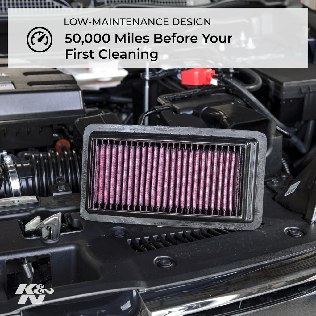 K&N Engine Air Filter: High Performance; Premium; Washable; Replacement Filter: 2005-2010 Toyota/Lexus (Highlander Hybrid; RX400h) 3.3L V6;; 33-2344