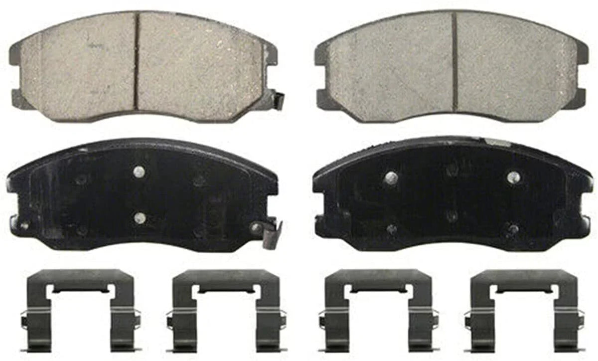 Detroit Axle - Brake Pads for Chevrolet Captiva Sport Equinox Pontiac Torrent Saturn Vue Suzuki XL-7; 4 Front and Rear Ceramic Brake Pads Replacement Fits select: 2008-2009 SATURN VUE XE