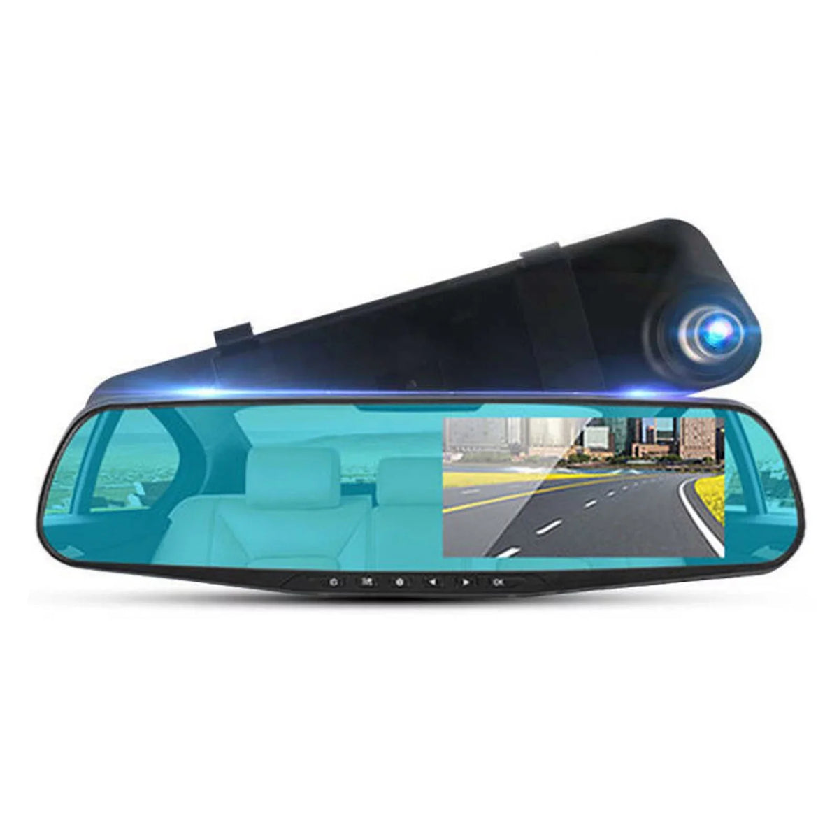 moobody Dual Camera Car Driving Recorder - 1080P Full HD Dual Dash Cam with 170°Wide Angle Lens; Loop Recording; and Motion Detection System for Optimal Security