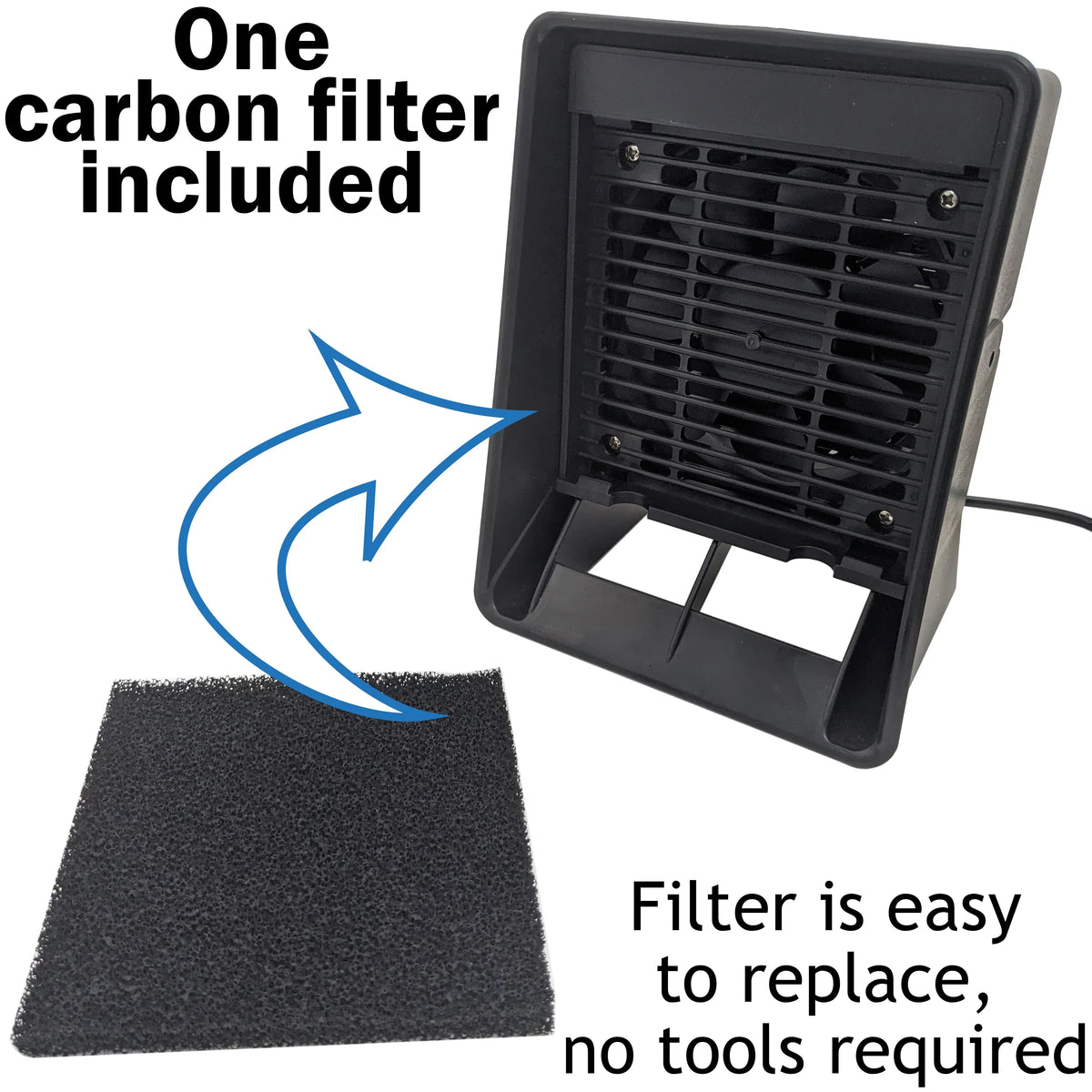 Xytronic Tabletop Fume Extractor - Absorbs Flux and Smoke when Soldering; Includes Activated Carbon Filter (Model 400)