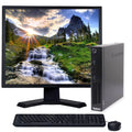 Lenovo ThinkCentre M73 Micro Desktop Computer Core i5 2.9MHz 8GB RAM 1TB HDD Keyboard and Mouse Wi-Fi 19" LCD Monitor Windows 10 PC