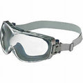 North Safety 763-S3970HSF Clear Lens Uvex Stealth OTG Safety Goggle; Navy Frame