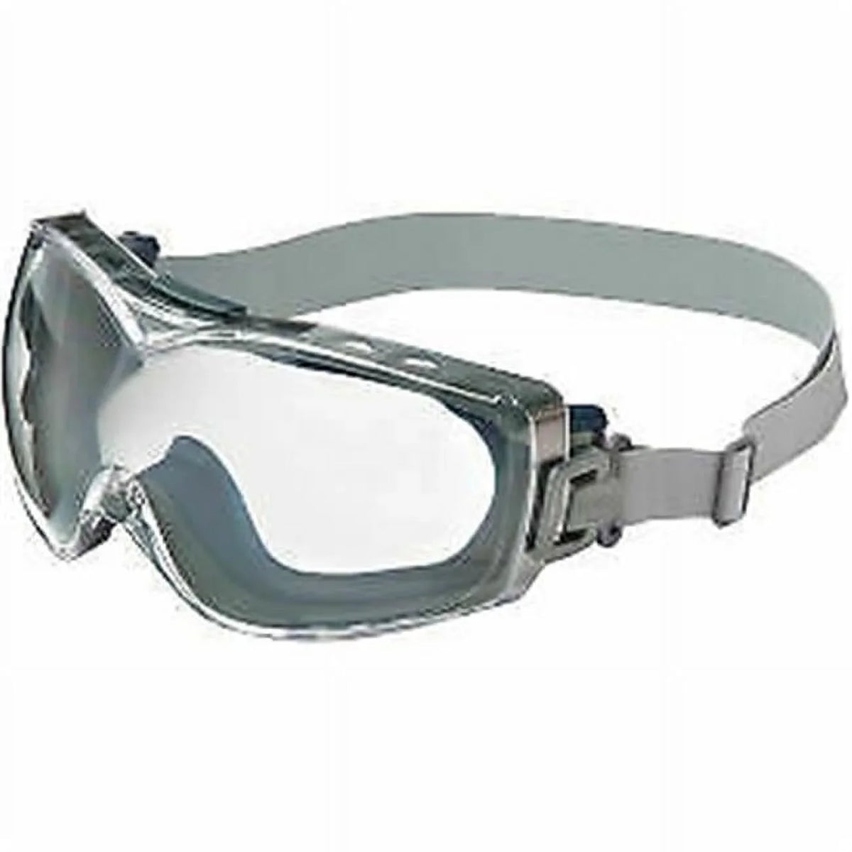 North Safety 763-S3970HSF Clear Lens Uvex Stealth OTG Safety Goggle; Navy Frame