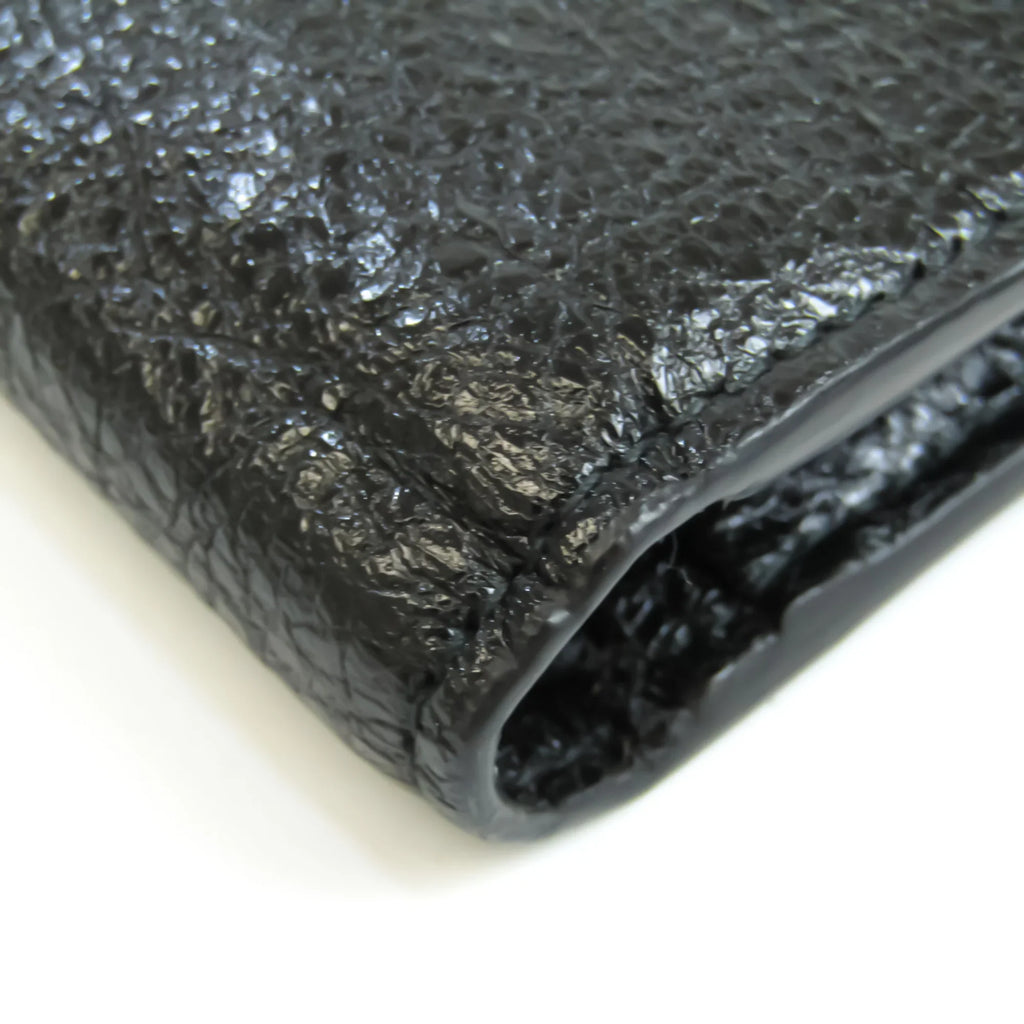 Balenciaga 504934 Unisex Leather Wallet (bi-fold) Black (Good)