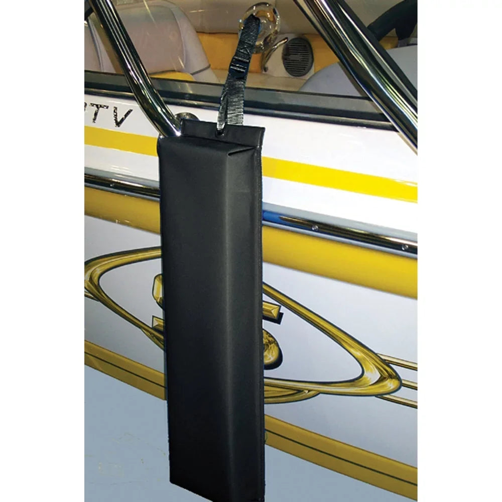 Airhead HH-1B HULL HUGR Flat Fender - 26" x 6" x 2.5"; Black
