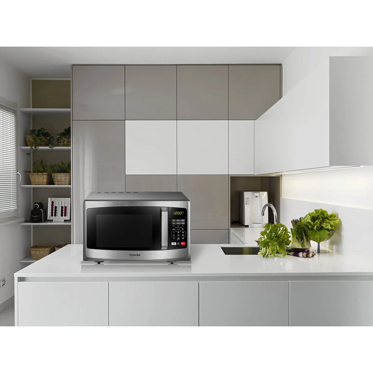 Toshiba ML2-EM25PAESS 0.9 Cu. Ft. Microwave; Stainless Steel