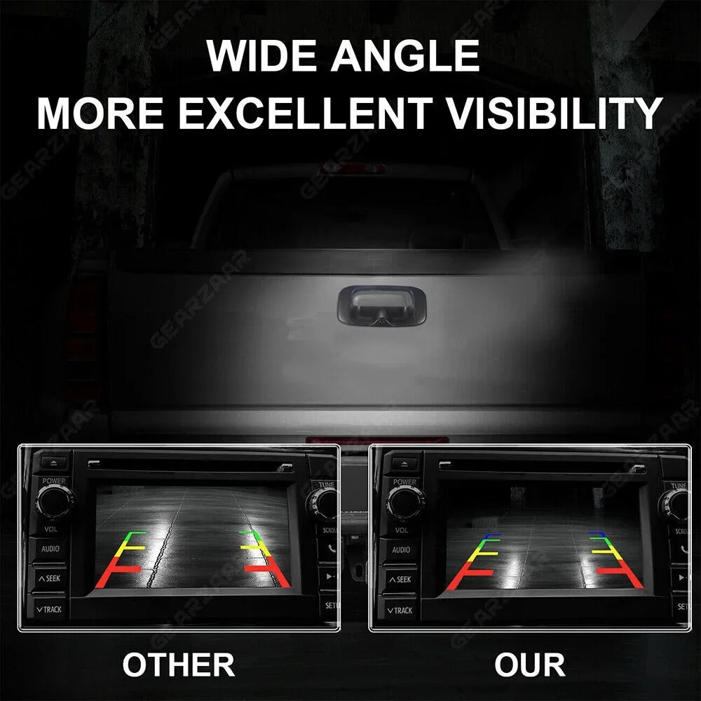 KingFurt Night Vision Liquidproof High Resolution Chevy GMC Silverado/Sierra Rear View Backup Camera