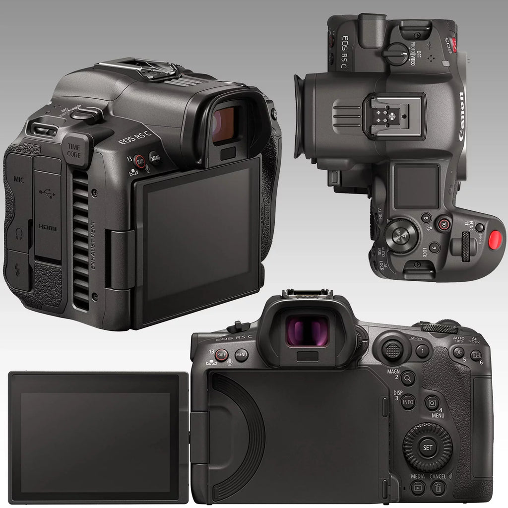 Ultimaxx Advanced Canon R5 C Mirrorless Cinema Camera Bundle - Includes: 128GB Extreme Memory Card; 2x Replacement Batteries; 160 LED Video Light & Much More (25pc Bundle)