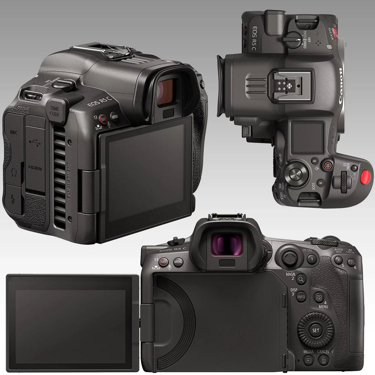 Ultimaxx Advanced Canon R5 C Mirrorless Cinema Camera Bundle - Includes: 128GB Extreme Memory Card; 2x Replacement Batteries; 160 LED Video Light & Much More (25pc Bundle)