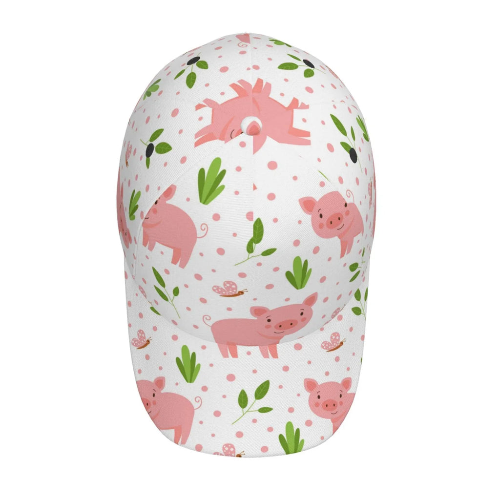 Lukts Funny Little Pigs Cap Hat For Men/Women;Unstructured/Cotton