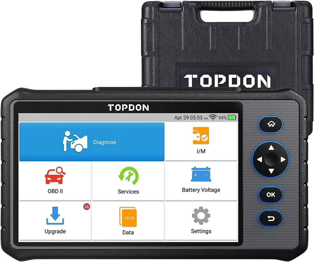 OBD2 Scanner; TOPDON AD800 Car Diagnostic Scan Tool All System Scan 28+ Reset Service; Oil Reset; ABS Bleed; Injector Coding; 2 Years Free Update
