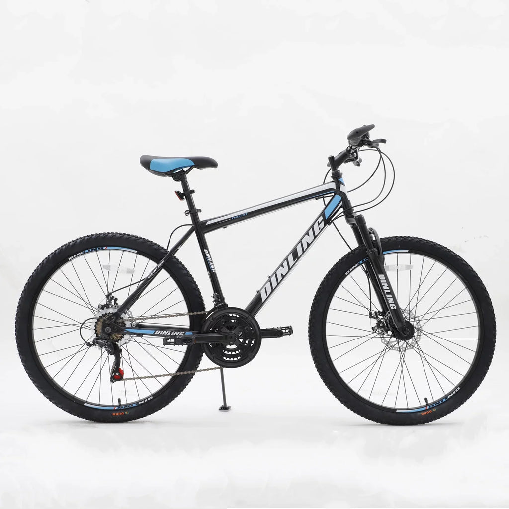 YAPENG Mens 26 inch Wheels Mountain Bike for Teen; 21 Speed Road Bike; Black&Blue