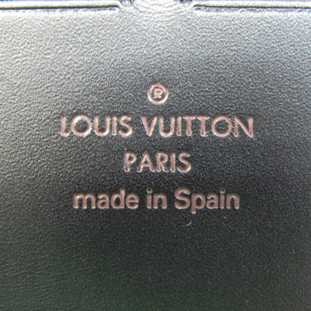 Louis Vuitton Utah Zippy Organizer M97025 Men's Utah Leather Long Wallet (bi-fold) Coffee (Good)