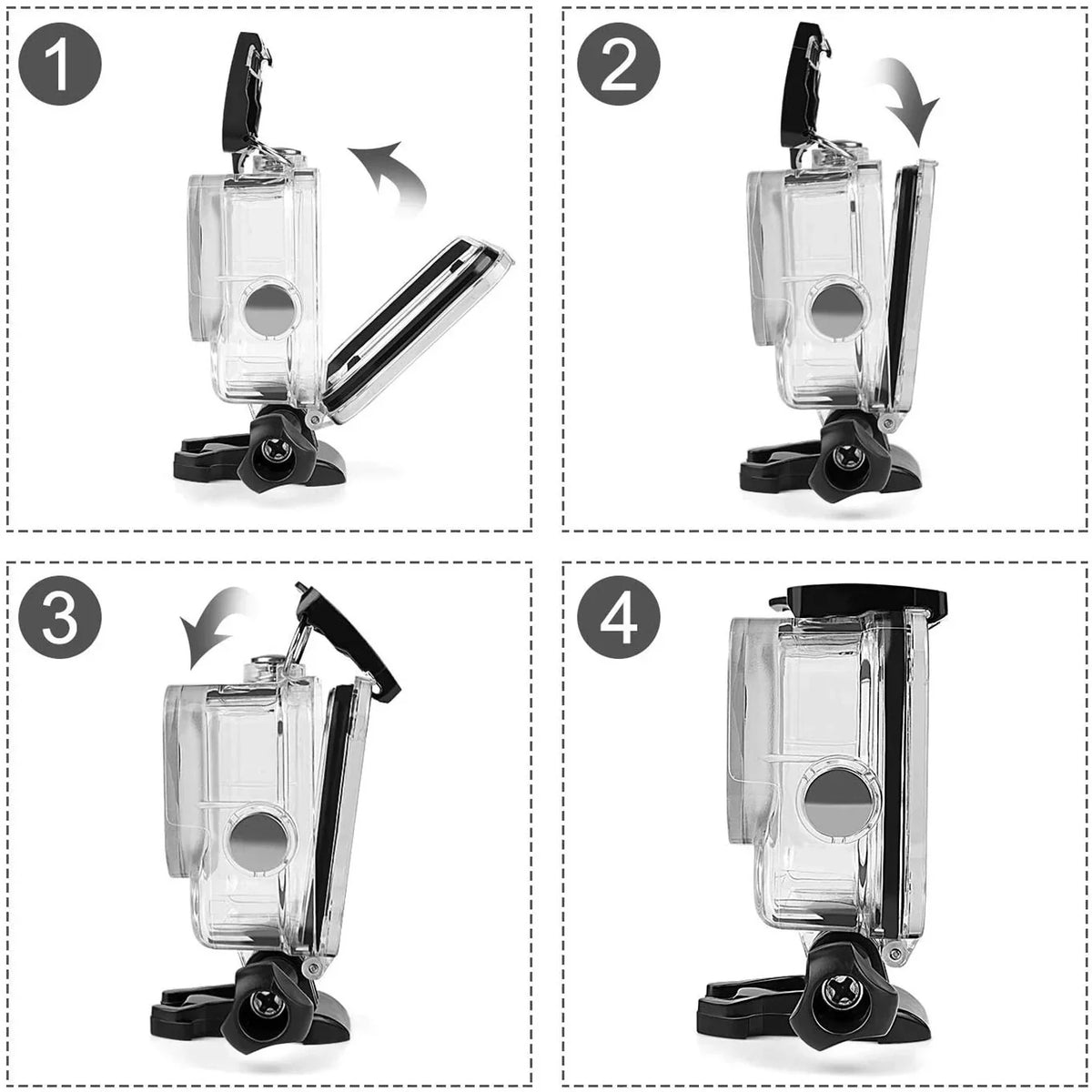 Restored GoPro HERO7 Silver Camera + Super Suit Dive Housing Case ECommerce Packaging Liquidproof Digital Action Camcorder With Touch Screen 4K HD Video 12MP Photos (Refurbished)