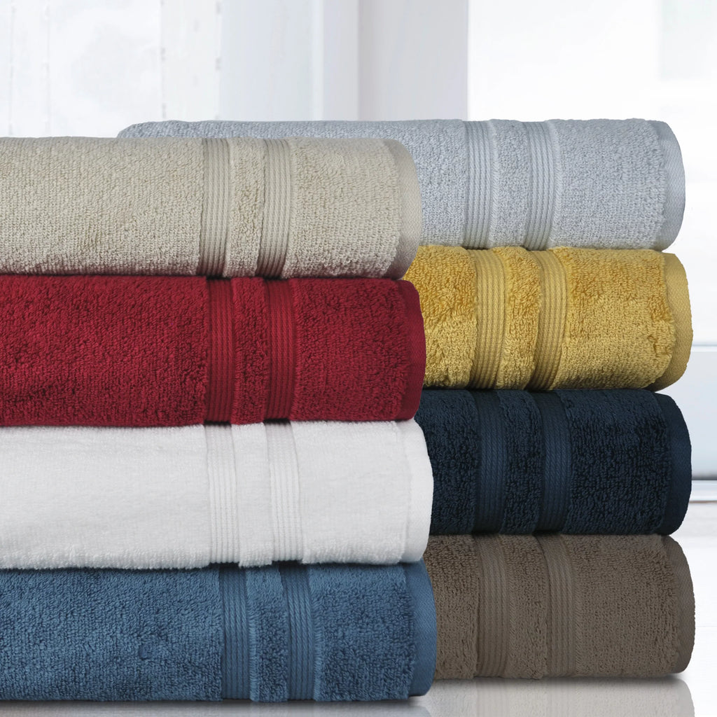 Mainstays Performance Solid 6 Piece Towel Set; Silver