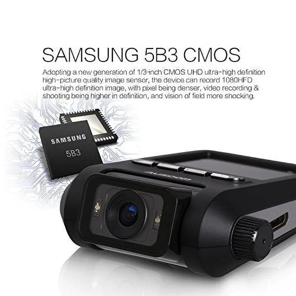 Ausdom AD118 Dashboard Camera Recorder with FHD 1080p Resolution; WDR; 6-Glass L