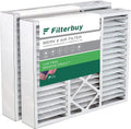 Filterbuy 19x20x5 MERV 8 Pleated HVAC AC Furnace Air Filters for Bryant/Carrier FILXXFNC0021; Day & Night; and Payne (2-Pack)