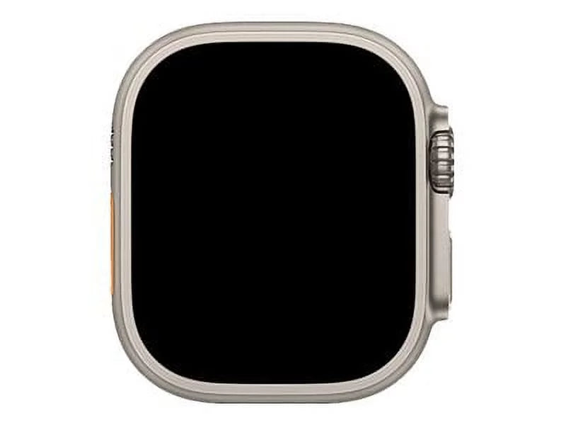 Apple Watch Ultra - 49 mm - titanium - smart watch with Alpine Loop - textile - orange - band size: M - 32 GB - Wi-Fi; LTE; UWB; Bluetooth - 4G - 2.16 oz