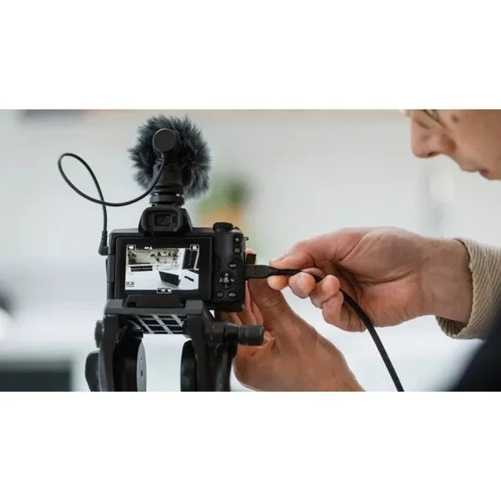 Canon EOS M50 Mark II 24.1 Megapixel Mirrorless Camera with Lens; 0.59"; 1.77"; Black