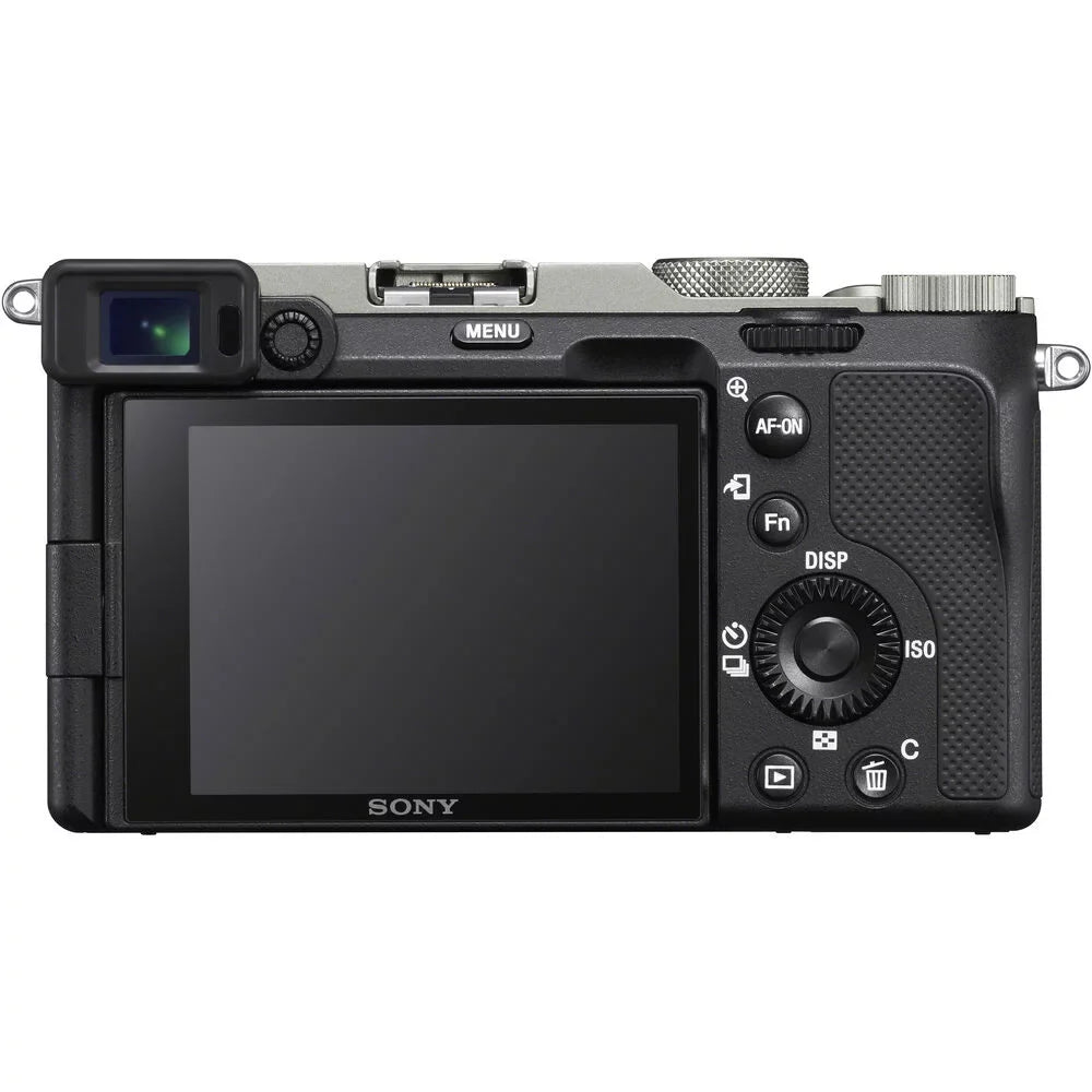 Sony a7C Mirrorless Camera (Silver) with 28-60mm Lens+24mm f/2.8 G Lens +3 PC Filter +64GB