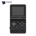Powkiddy Handheld Game Console; 3.0-inch IPS Screen; Mini Folding Flap Design; 15 Emulators; Rechargeable and Portable for Endless Gaming