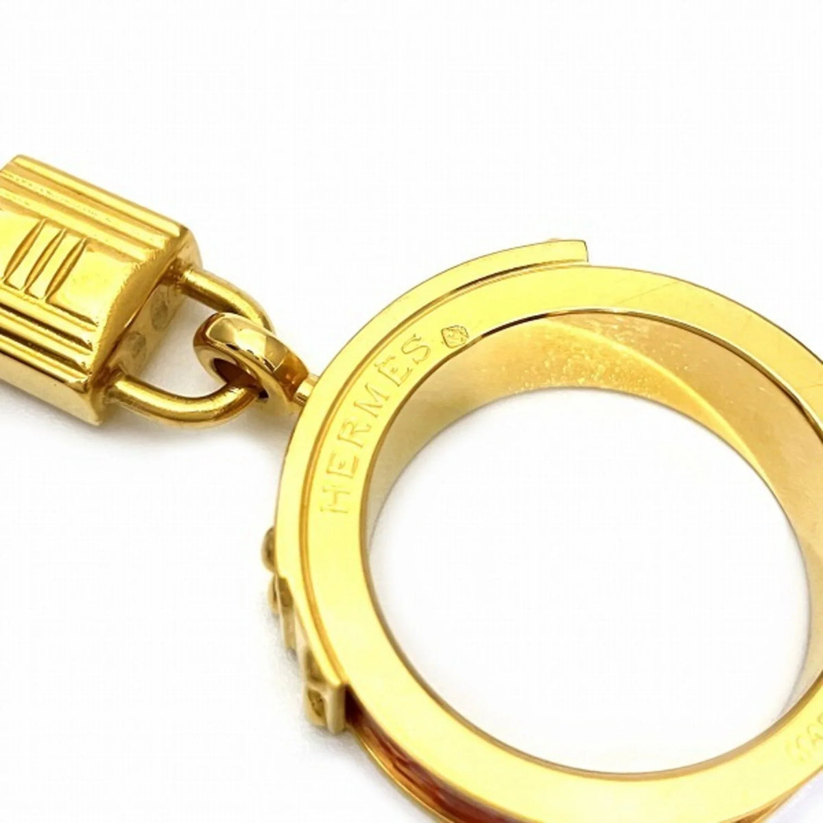 Hermes Kelly Cadena Motif Scarf Ring Brand Accessories Ladies (Good)