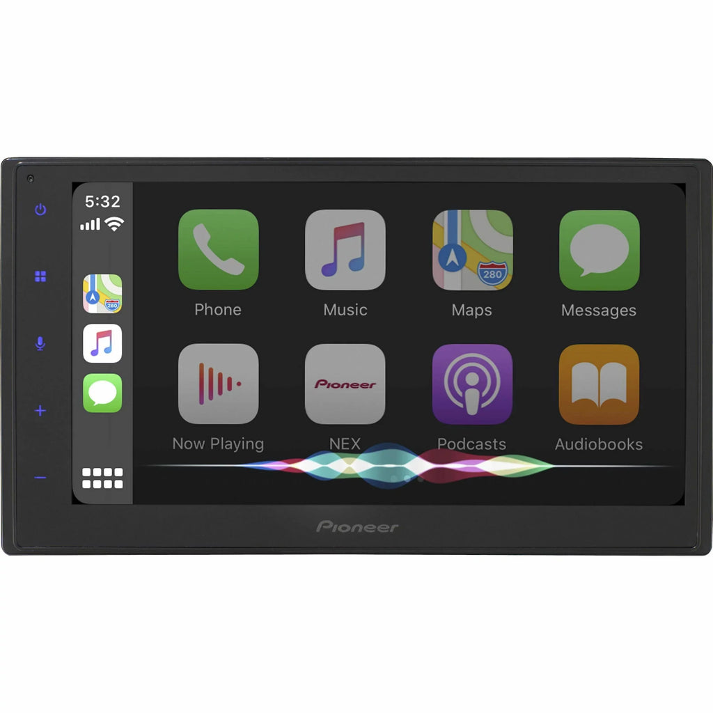 Restored Premium Pioneer DMH1770 6.8" Capacitive Glass Touchscreen; Bluetooth and Back-Up Camera Ready Digital Media Receiver (Refurbished)