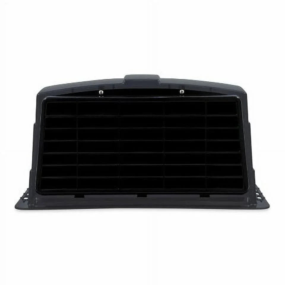 Camco Camper/RV Roof Vent Cover | Features High Flow Ventilation with an Aerodynamic Design; Heavy-Duty UV Stabilized Resin Construction; and Easy Installation | Smoke Grey (40453)