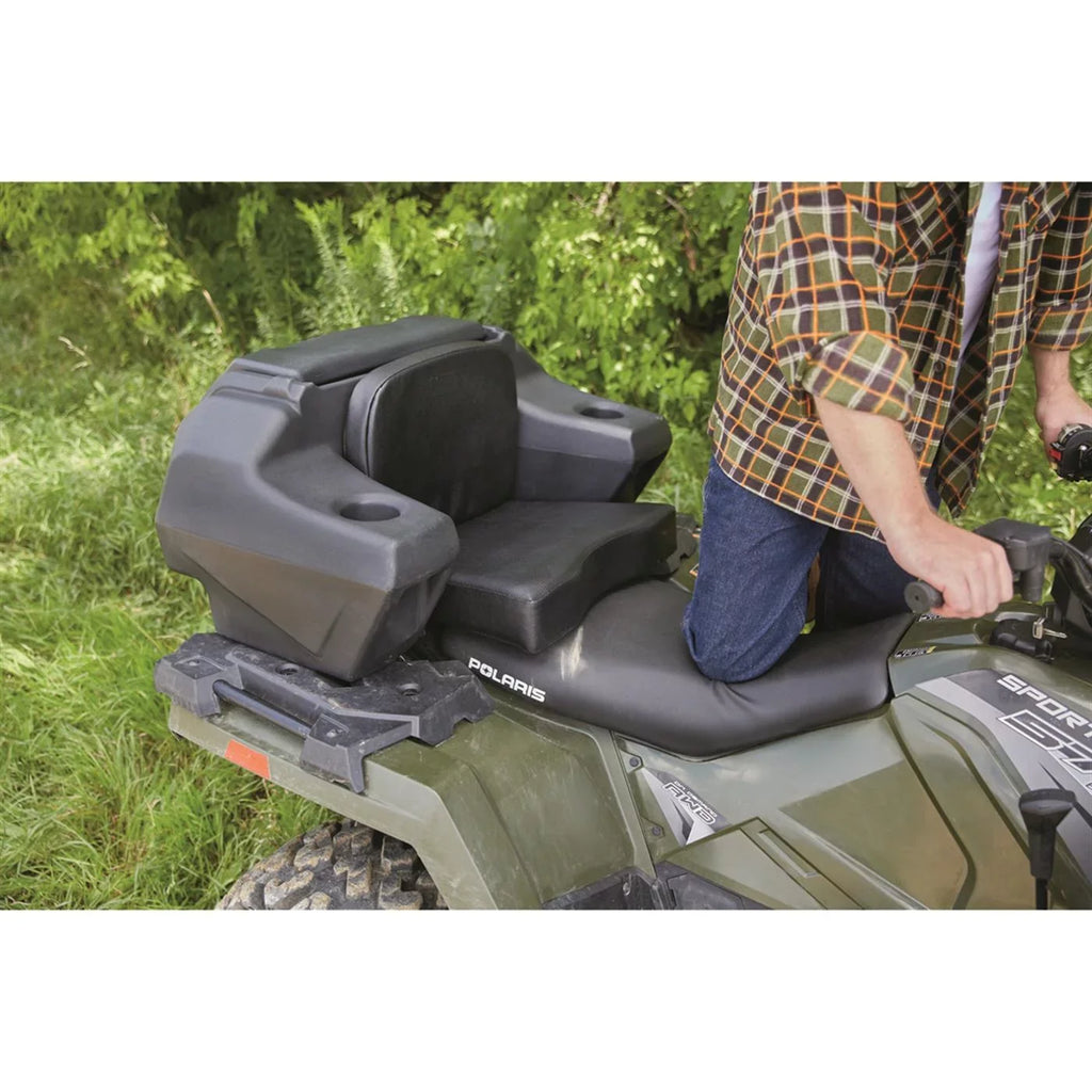 Guide Gear ATV Lounger Seat with Storage; Large Cushion; Cargo Box; Helmet Holder