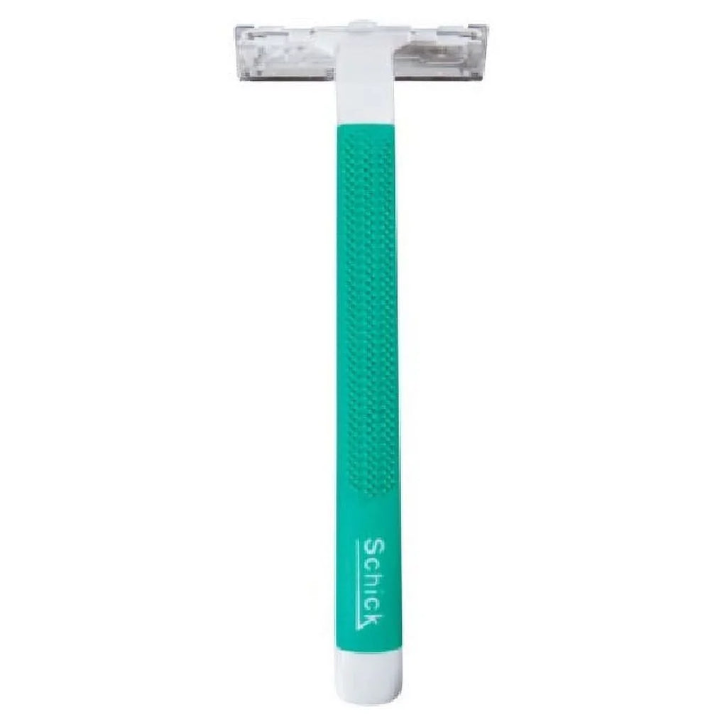 Schick Quattro Razor & Cartridges; Titanium Coated Blades; 1 Razor; 2 Cartridges (Pack of 6) + Schick Slim Twin ST for Sensitive Skin