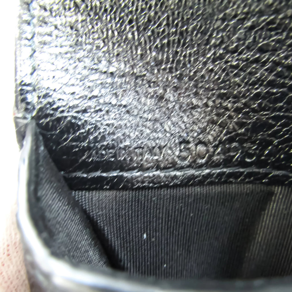 Balenciaga 504934 Unisex Leather Wallet (bi-fold) Black (Good)
