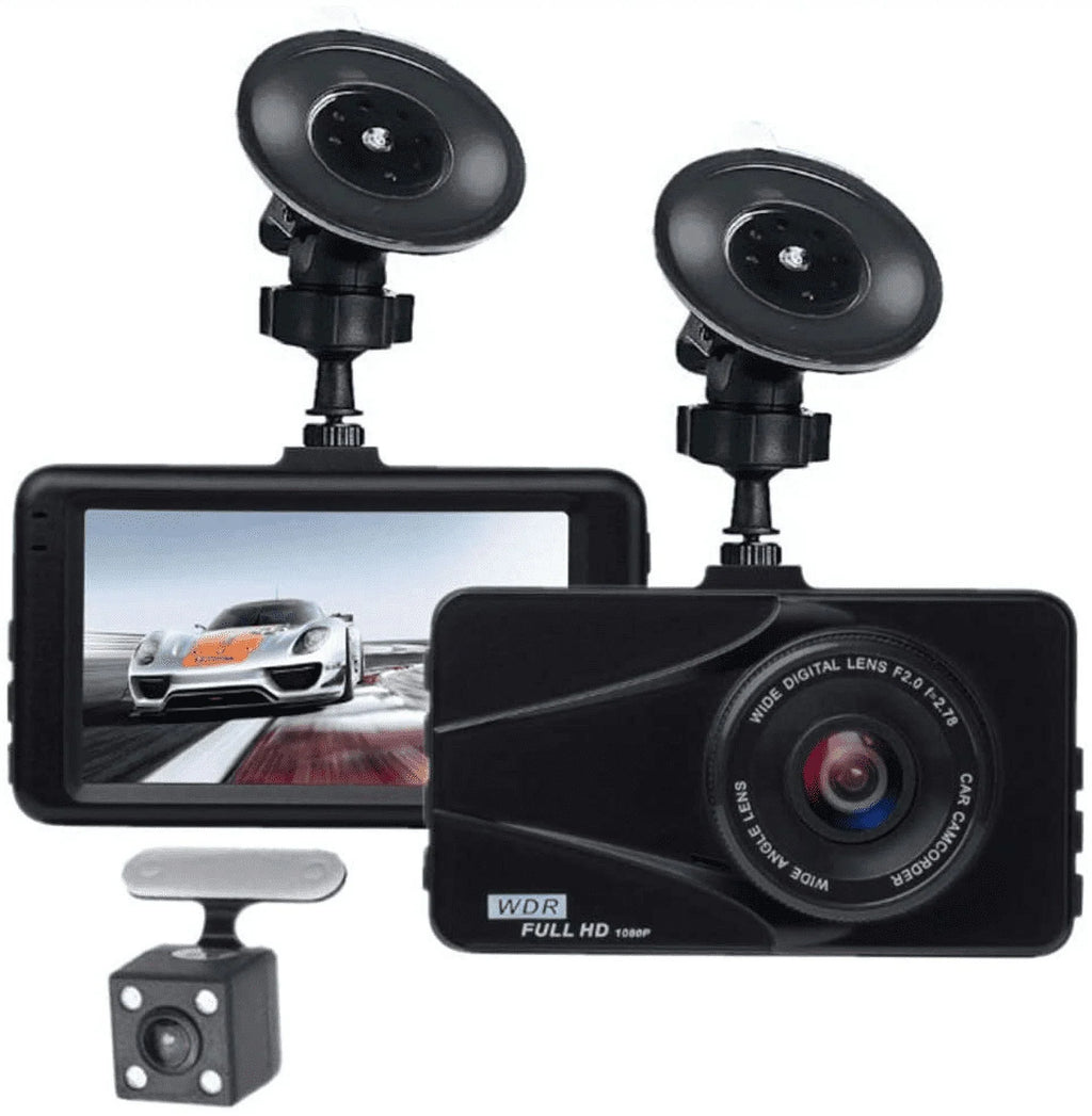 T670 Plus DVR Dash Cam For Dodge Dual Travel Recorder Full HD 3" LCD Screen 170° Wide Angle; WDR; G-Sensor; Loop Recording Motion Detection Excellent Video Images