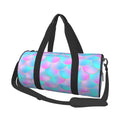 Coaee Purple Dragon Scales Large Capacity Travel Luggage Bag Cylinder Gym Bag Fluidproof Sports Bag with Pocket and Compartment