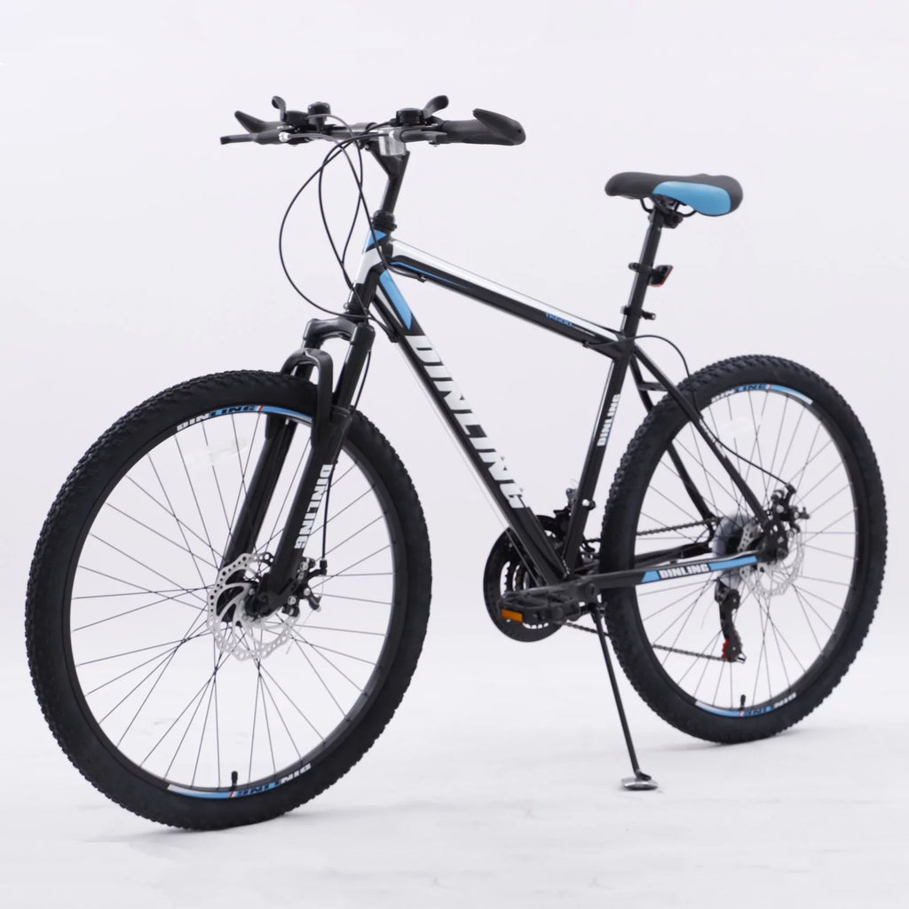 YAPENG Mens 26 inch Wheels Mountain Bike for Teen; 21 Speed Road Bike; Black&Blue