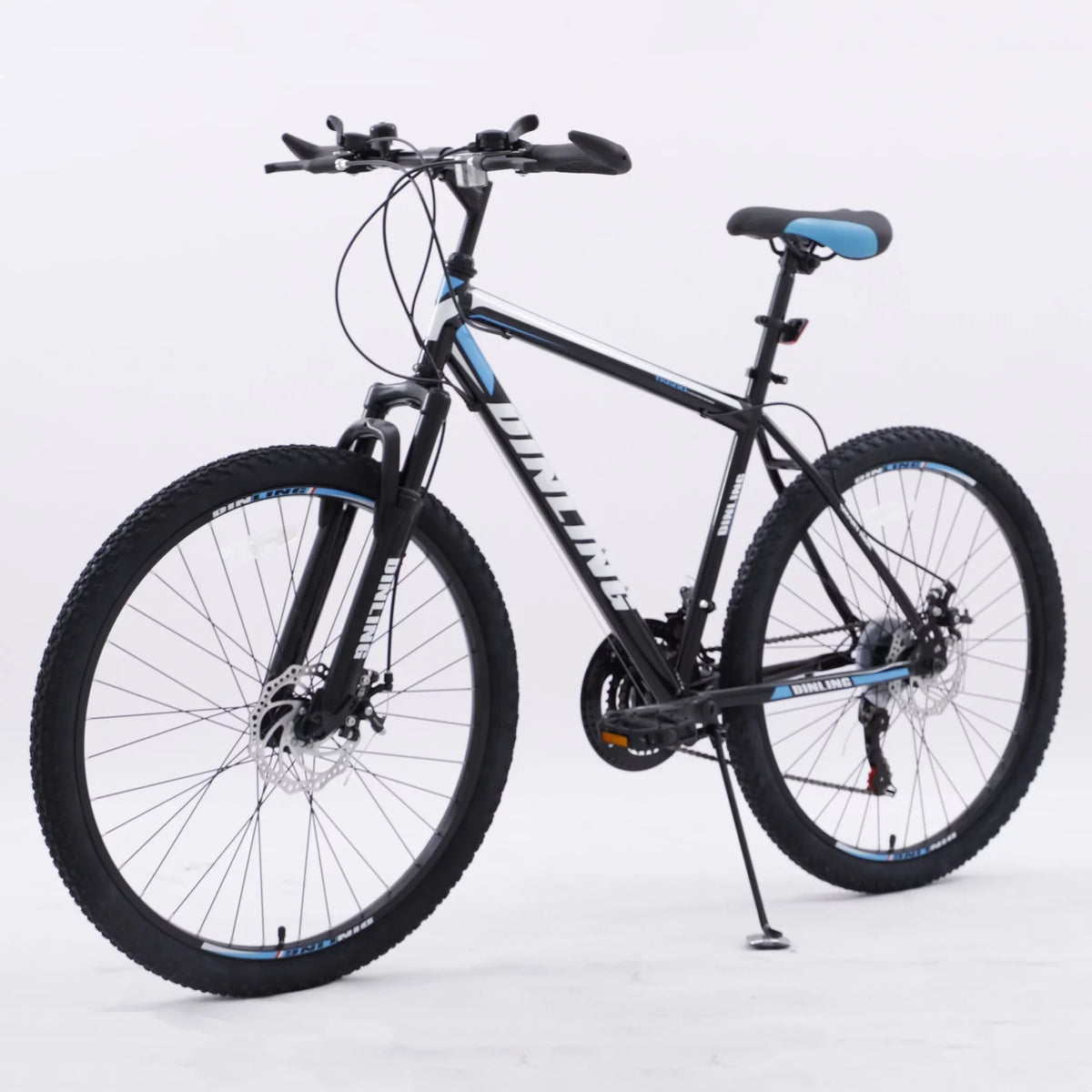 YAPENG Mens 26 inch Wheels Mountain Bike for Teen; 21 Speed Road Bike; Black&Blue