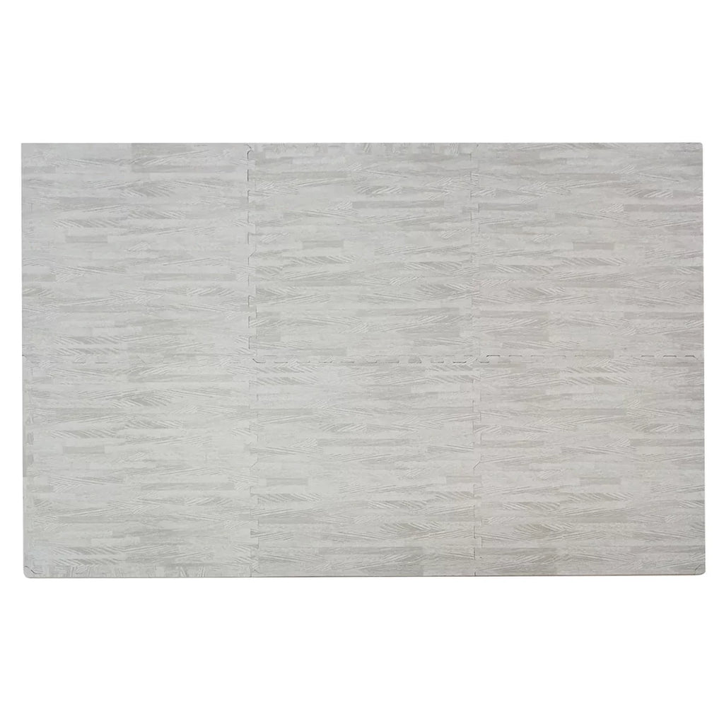 Home Aesthetics 100 Sq. Ft 3/8 cm Thick Interlocking Foam Mats Flooring; White