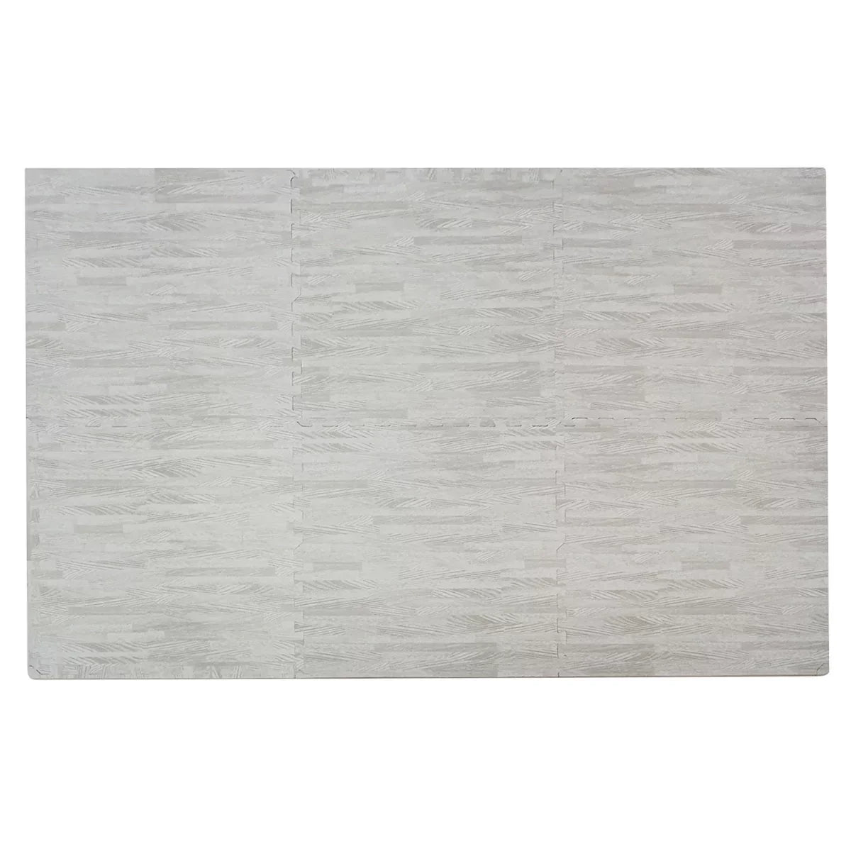 Home Aesthetics 100 Sq. Ft 3/8 cm Thick Interlocking Foam Mats Flooring; White