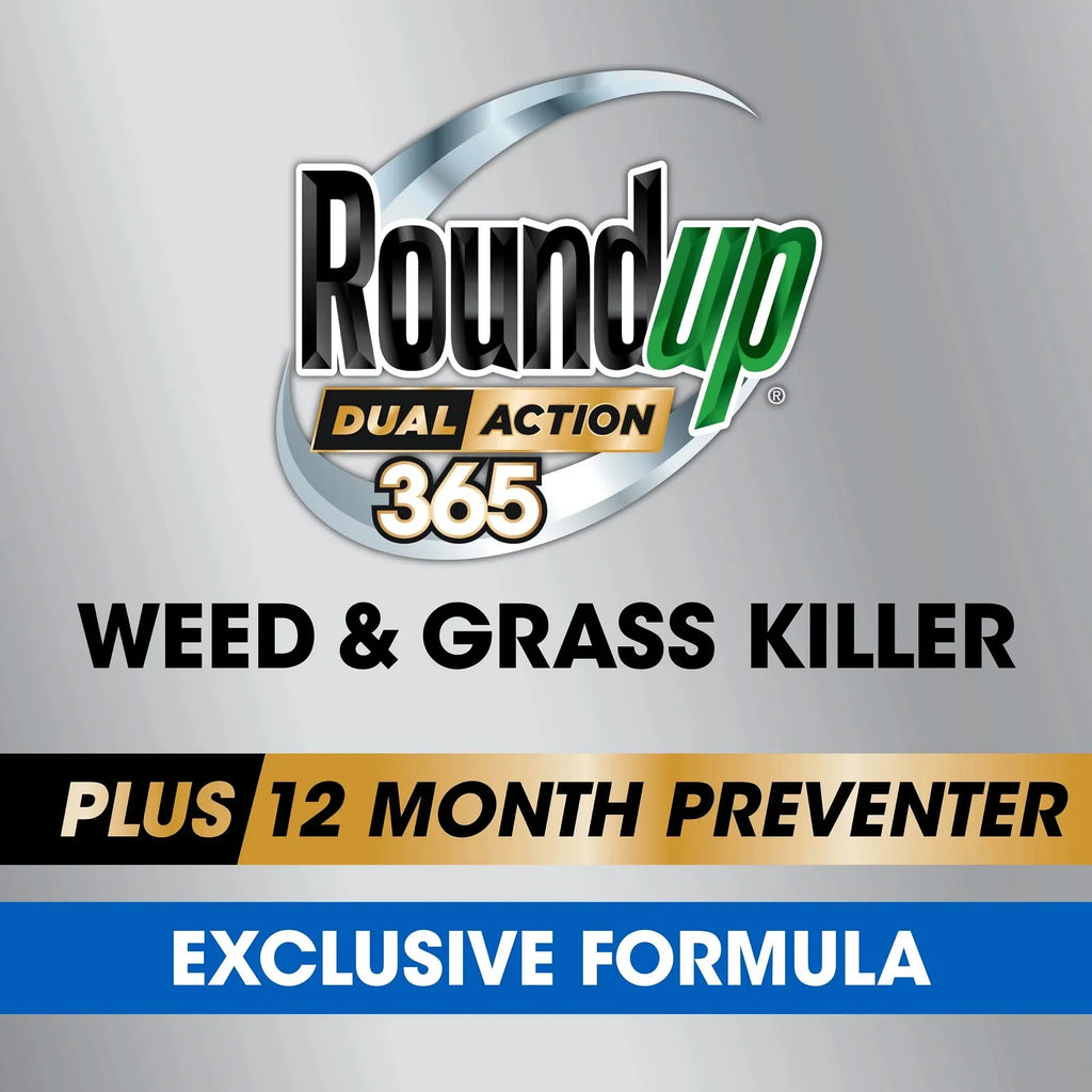 Roundup Dual Action 365 Weed & Grass Killer Plus 12 Month Preventer Refill; 1.25 gal.