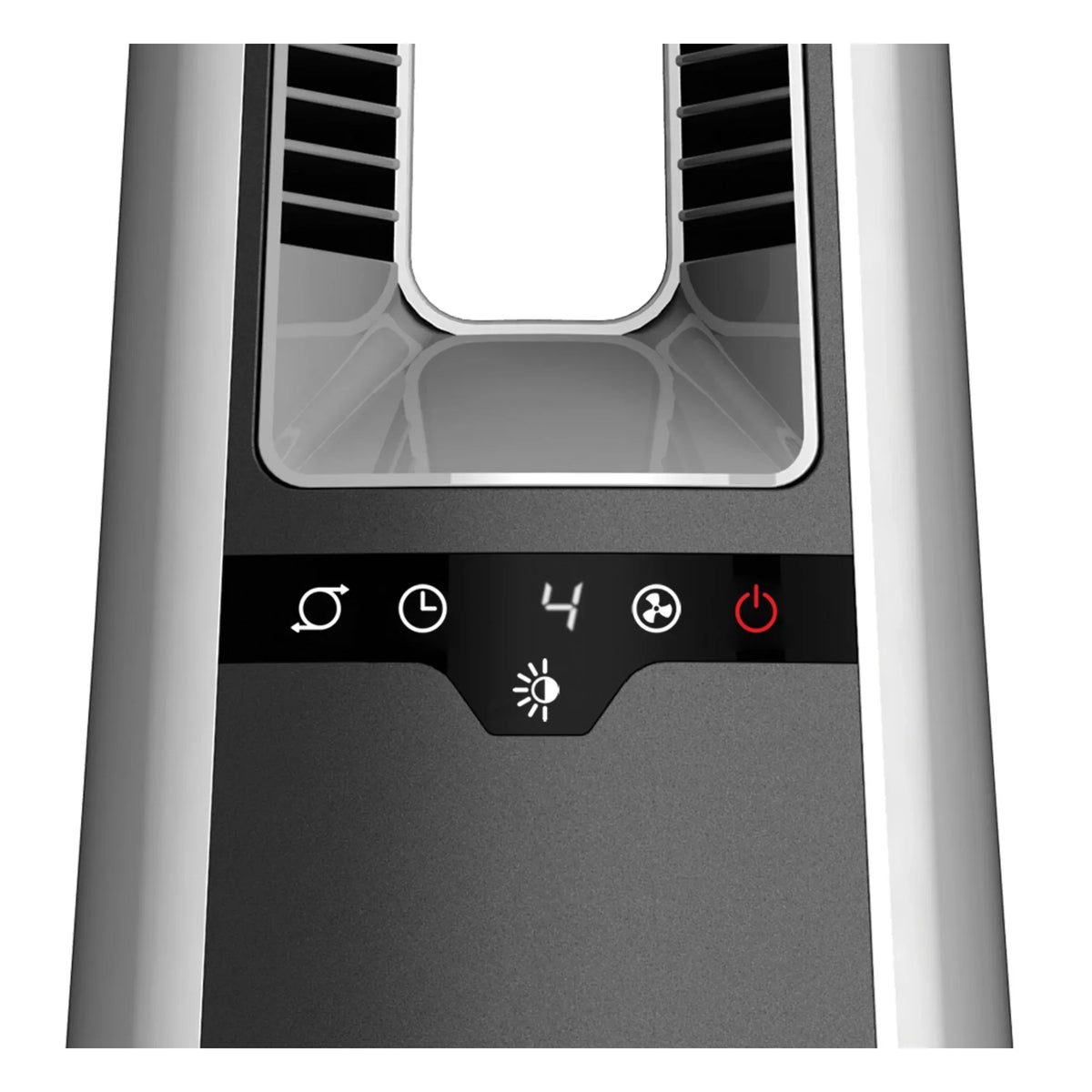 Lasko 36" 4-Speed Oscillating Bladeless Tower Fan with Timer and Remote; Gray; AC615; New