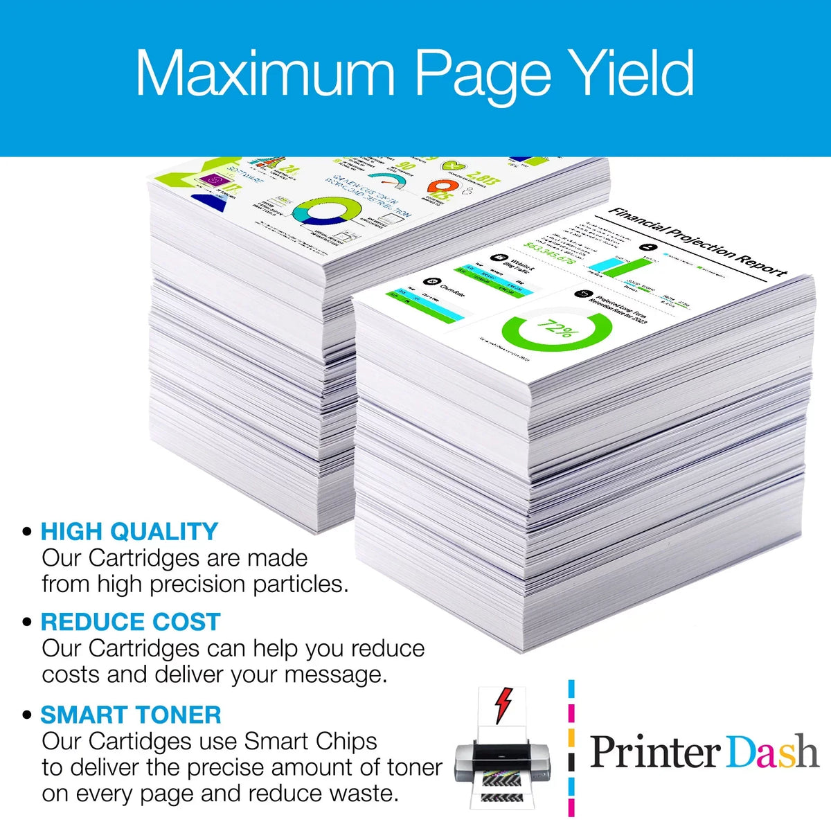 PrinterDash Replacement for Stylus Photo R3000 Inkjet Combo Pack (PBK/C/M/Y) (NO. 157) (T157PBKCMY-US)