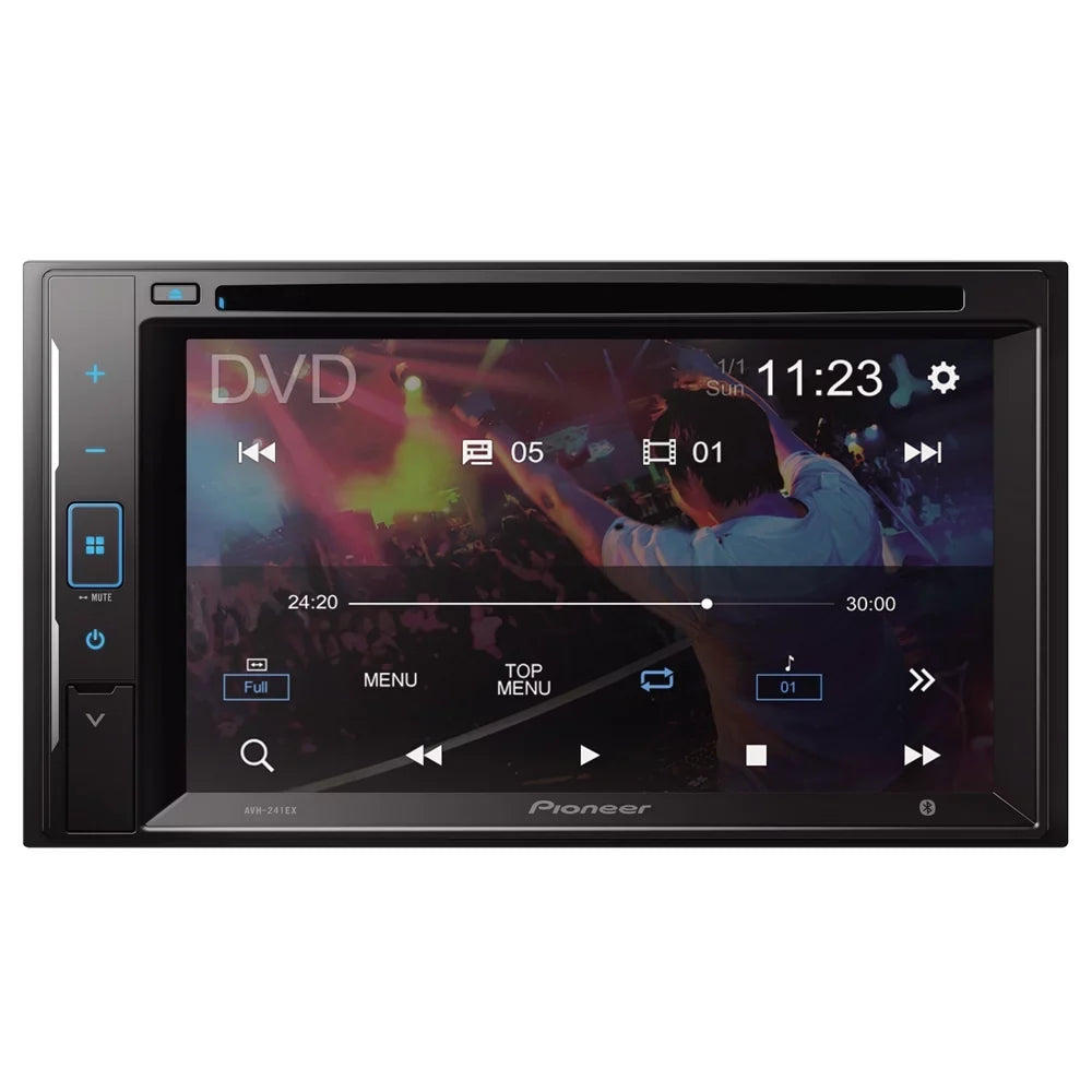 New Pioneer AVH-241EX 6.2 foot Digital Media and DVD Receiver with Backup Camera